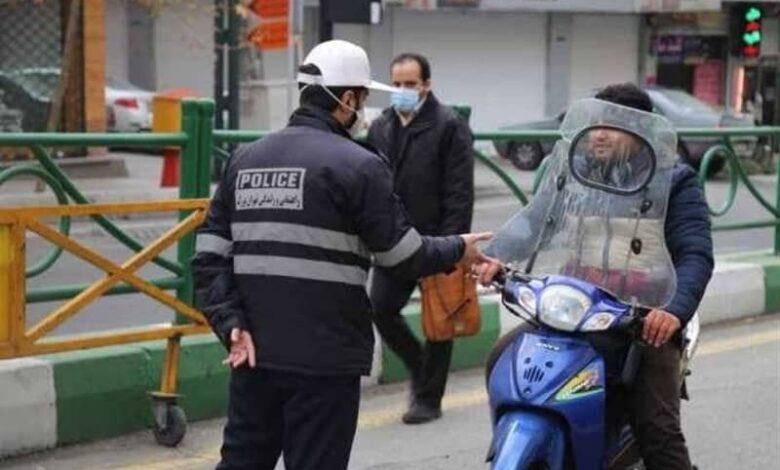 طرح ۱۰ پلیس تهران + موتورسیکلت